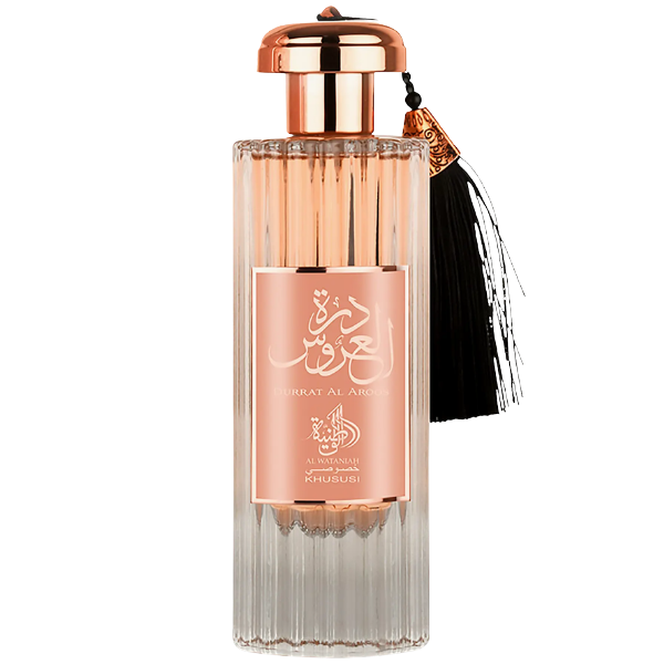 Frasco rosé de perfume árabe